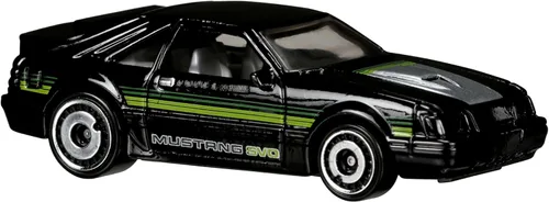 Miniatura 3 de Hot Wheels Mustang SVO '84, los años 80 2/10 [Negro/Verde] 25/250