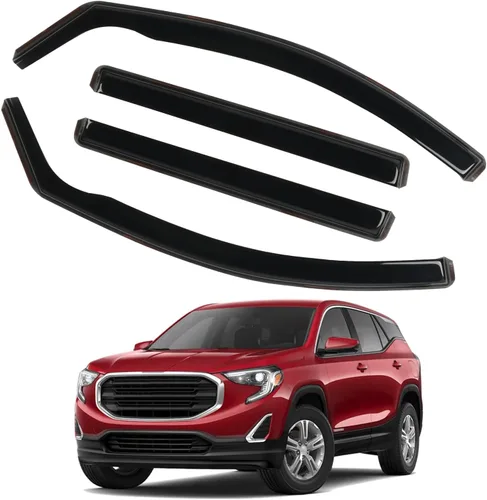Miniatura 34 de Protectores de lluvia in Channel para Jeep Grand Cherokee L 2021, 2022, 2023, 2024, 2025 2026, deflectores de viento laterales duraderos, viseras