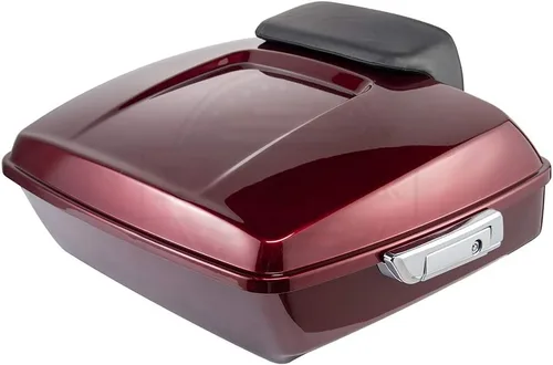Miniatura 10 de Moto Onfire Harley Tour Pack Razor Tour Pak, misterioso sol rojo, paquete turístico, almohadilla de equipaje apta para H-D Touring, Street Glide