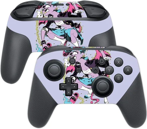 Miniatura 24 de MightySkins Skin compatible con Nintendo Switch Pro Controller - Alien Battle Funda protectora de vinilo duradera y única Fácil de aplicar