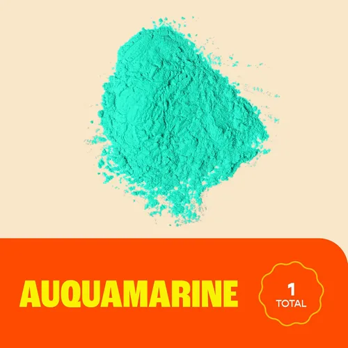 Miniatura 3 de Chameleon Colors Polvo de color de 25 libras, 1 paquete, color aguamarina vibrante, para 15-20 personas, apto para niños, no tóxico y sin gluten