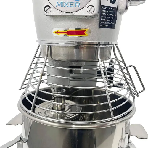 Miniatura 2 de TECHTONGDA Mezclador comercial de alimentos 10Qt. Mezclador de masa de acero inoxidable Mezclador de soporte de cocina amasadora 110 V 450 W