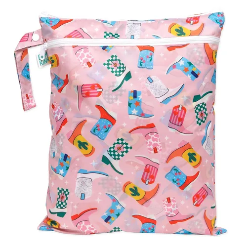 Miniatura 44 de Bumkins Bolsa Húmeda Colgante Impermeable Grande para Bebé, Lavandería, Ropa Sucia, Viajes, Traje de Baño, Pañales de Tela, Piscina, Toallas