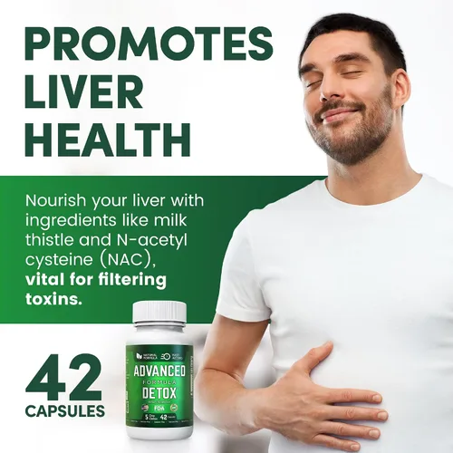 Miniatura 5 de Starfit - Salutem Vita Advanced Detox Cleanse, kit de desintoxicación con taza de prueba, desintoxicación natural y limpieza con cardo mariano
