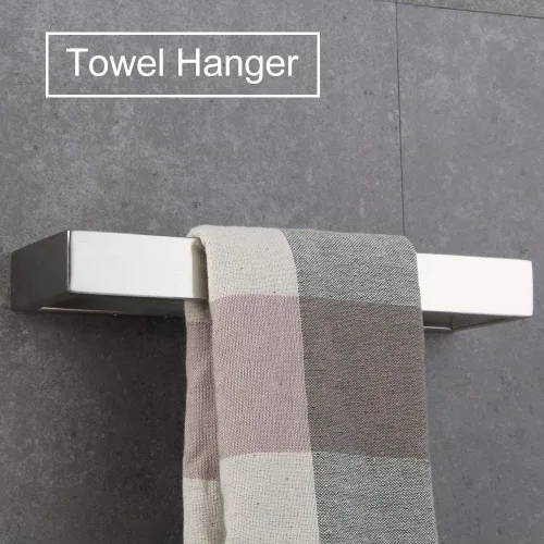Miniatura 8 de Toallero de mano SUS 304 de acero inoxidable para baño, cocina, garaje, resistente, montado en la pared, acabado cepillado