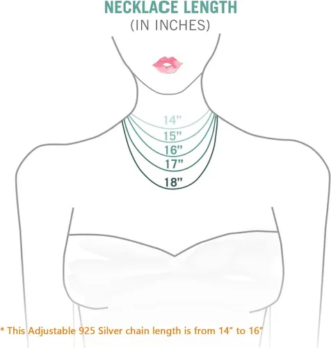 Miniatura 8 de Metzakka Sterling Silver Birthstone Choker Necklace, Handmade with 3 Dainty Real Healing Birthstone for Women Birthday Gifts