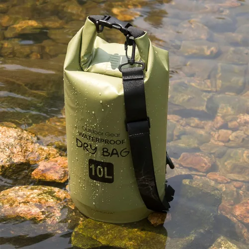 Miniatura 5 de YUMQUA Bolsas secas impermeables 5L/10L/20L/30L/40L para mujeres y hombres, bolsa seca flotante enrollable bolsa de almacenamiento impermeable