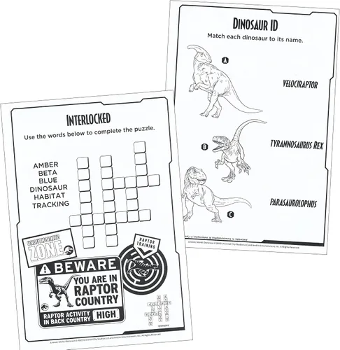 Miniatura 4 de Libro para colorear y actividades Jumbo de Jurassic World - 64 páginas