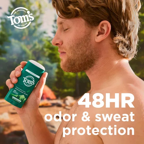 Miniatura 3 de Tom’s of Maine North Woods - Desodorante antitranspirante para hombres y mujeres, 48 horas de protección contra el olor y el sudor, aroma a pachulí
