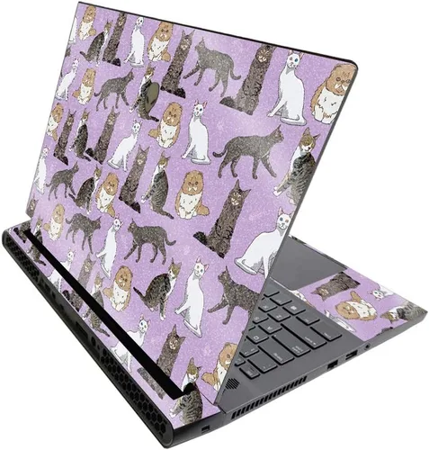 Miniatura 571 de MightySkins - Skin brillante con purpurina para Alienware M17 R3 (2020) y M17 R4 (2021) - Diversión de los años 90 Acabado duradero con purpurina