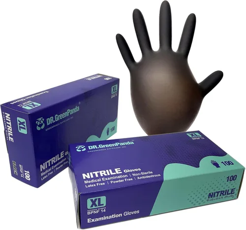 Dr.GreenPanda Nitrile Gloves - 3 Mil - Food Safe & Medical Exam Disposable Gloves - Latex Free Powder Free Non-Sterile