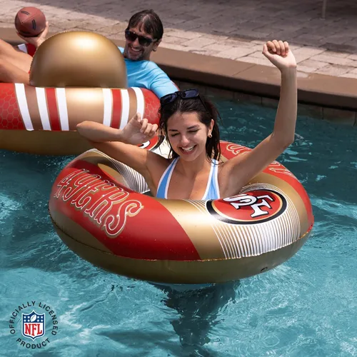 Miniatura 5 de BigMouth - Flotadores inflables para piscina de 36 pulgadas, con licencia oficial de la NFL, tubo interior para adultos y adolescentes