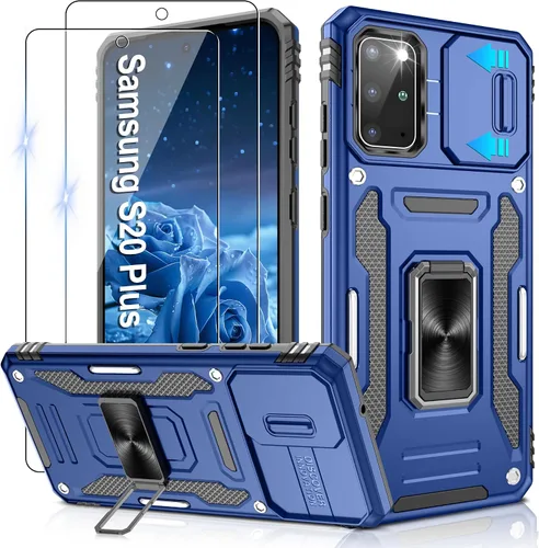 Miniatura 164 de Gritup para Samsung Galaxy S22 Funda con protectores de pantalla HD de 2 paquetes y cubierta deslizante para la cámara, protección contra caídas