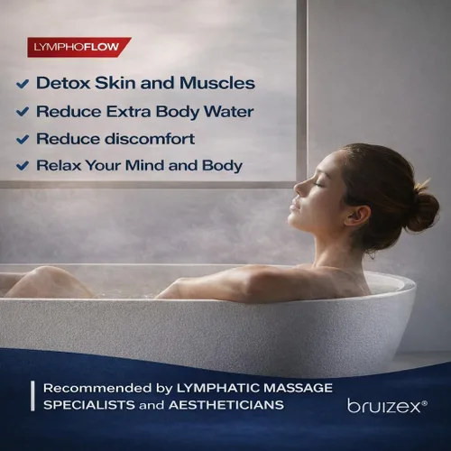 Miniatura 3 de Bruizex Sales de baño de Arnica Montana, baño de sal de Epsom para drenaje linfático y desintoxicación corporal, sales de Epsom para remojar