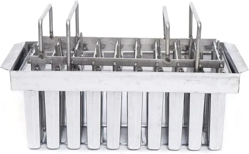 Miniatura 7 de Moldes de paletas de acero inoxidable, 20 unidades, hechos en casa, reutilizables, para hacer helados, para hacer paletas de hielo de congelación