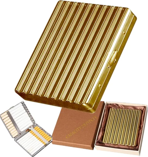 Caja de cigarrillos para regular, puede contener 20 cigarrillos -3.346 in Metal Vintage cajas, soportes portátiles (B)