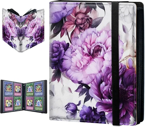 Miniatura 23 de Carpeta para tarjetas intercambiables, 4 bolsillos para tarjetas intercambiables, 160 bolsillos de doble cara, funda para tarjetas de tamaño Mujeres