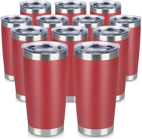 Miniatura 13 de Vaso Térmico de 20 oz de Acero Inoxidable Vasos Térmicos a Granel con Tapa Aislamiento de Doble Pared Tazas de Café Térmicas para Bebidas Calientes