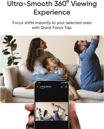 Miniatura 3 de eufy Indoor Cam E30 Kit de 2 Cámaras, Última Generación, Cámara de Seguridad 4K UHD, Cámara para Mascotas/Perros/Bebé con Aplicación de Teléfono