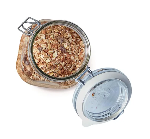 Miniatura 3 de Familia Swiss Muesli Cereal, 0g de azúcar añadido, Cereal lleno de energía con pasas, avellanas y almendras, caja de 29 onzas (6 unidades)