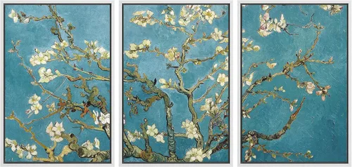 Miniatura 163 de Lienzo decorativo para pared - cuadro con estampado Giclée para decoración del hogar Noche estrellada sobre el Ródano