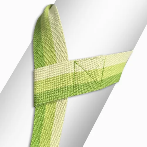 Miniatura 2 de Yoga Mat Carrier Strap Adjustable Mat Holder Sling for Carrying Mats Thick & Comfy Texture Yoga Mat Strap Verde