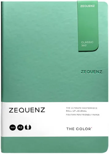 Miniatura 7 de Zequenz Classic 360 The Color Series, Size: A5 Large, Color: Apricot, Paper: Dot, Soft cover Notebook, Soft Bound Journal, 5.83"W x 8.19" H x .47