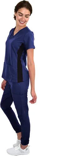 Miniatura 2 de Conjunto de ropa quirúrgica de punto elástico para mujer GT 4FLEX