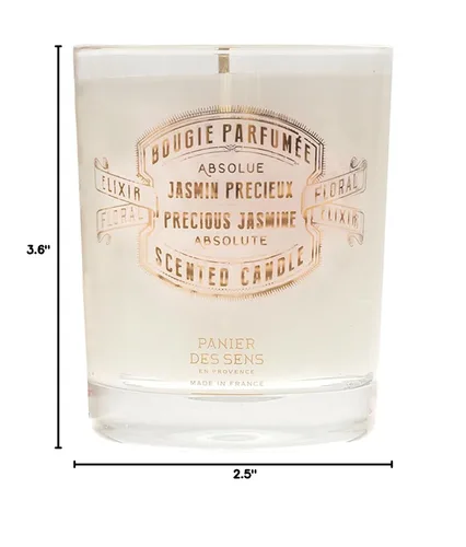 Miniatura 9 de Panier des Sens Vela de jazmín, vertida a mano en Provenza, Francia, velas perfumadas de larga duración, hasta 55 horas de tiempo de combustión