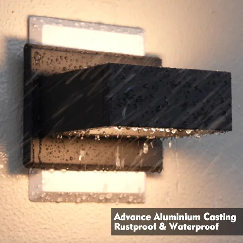 Miniatura 5 de Lámpara de pared LED para exteriores, aplique de pared para porche delantero, lámpara exterior moderna de aluminio para casa, garaje, jardín, patio