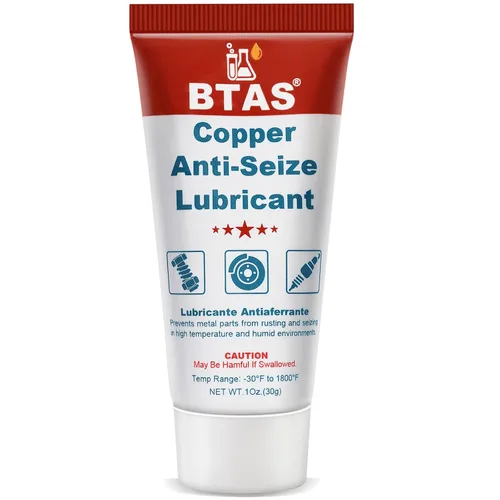 BTAS Lubricante de Rosca Compuesto Antiadherente de Cobre Nunca Antiseize de Alta Temperatura para Bujías de Encendido 1 oz 1Pcs