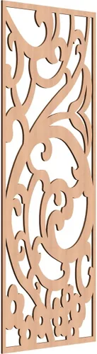 Miniatura 33 de Bridgewater - Paneles de pared decorativos de madera con calado, 9 3/8 pulgadas de ancho x 24 3/8 pulgadas de alto x 1/4 de alto, nogal