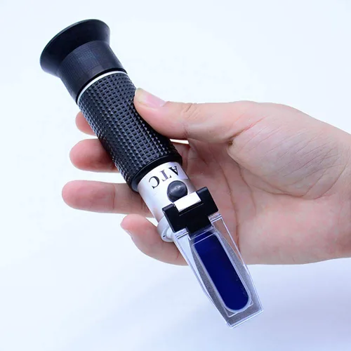 Miniatura 8 de Refractómetro de refrigerante anticongelante 4 en 1 DEF para sistema anticongelante de automóviles, líquido de escape diesel, ácido de batería