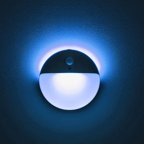 Miniatura 15 de YUNLEX Paquete de 2 luces nocturnas a batería, luces de inodoro, luz de sensor de movimiento pequeño de 2.6 pulgadas, luces adhesivas, 3 modos