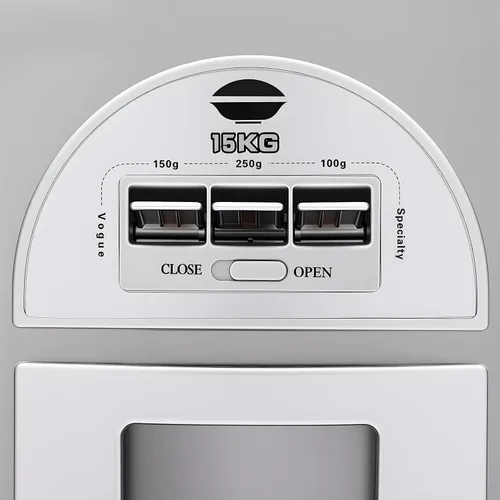 Miniatura 8 de Dispensador automático de arroz, caja de almacenamiento con dispensador de granos, contenedor de almacenamiento de arroz de acero inoxidable de gran