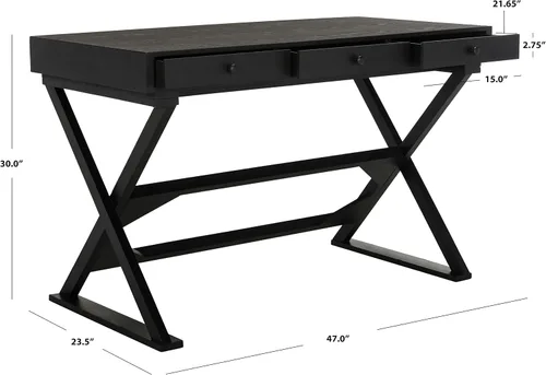 Miniatura 3 de Safavieh AMH1525A, 0, envejecido/negro