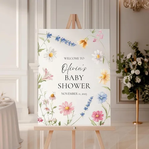 Miniatura 14 de Letrero de bienvenida personalizado de mariposa para baby shower, letrero de mariposa floral para baby shower, letrero con nombre personalizado