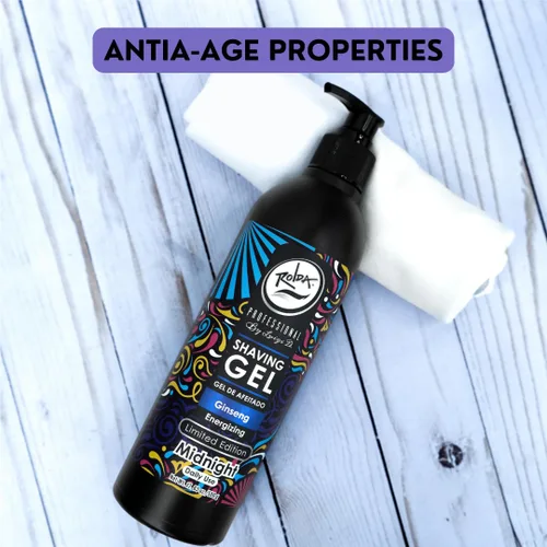 Miniatura 5 de Rolda Midnight Ginseng - Gel de afeitar para pieles sensibles, gel de afeitar transparente y no espumoso para hombres, gel de afeitado sin golpes