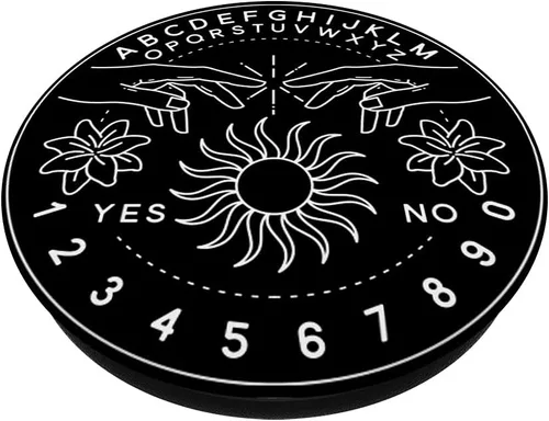 Miniatura 2 de Ouija Board Creepy Horror Juego Jugando Halloween Art PopSockets Swappable PopGrip