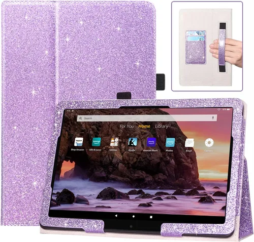 Miniatura 18 de DMLuna Case for All-New Amazon Fire HD 10 & 10 Plus Tablet (13th / 11th Generation, 2023/2021 Release) 10.1", Slim Cover with Folding Stand, Auto
