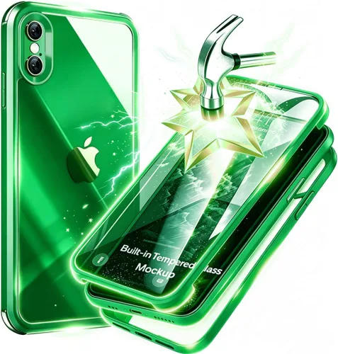 Miniatura 18 de Funda para iPhone 11 con protector de pantalla [vidrio templado 9H integrado], protección de cuerpo completo 360 de doble capa protectora