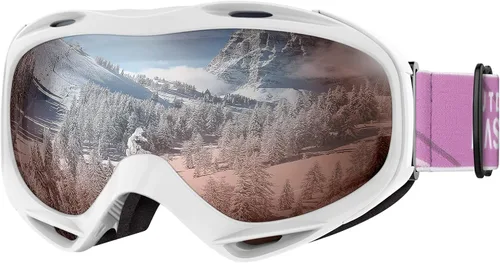 Miniatura 19 de OutdoorMaster OTG Gafas de esquí – Gafas sobre lentes para esquí y snowboard para hombres, mujeres y jóvenes – 100% de protección UV
