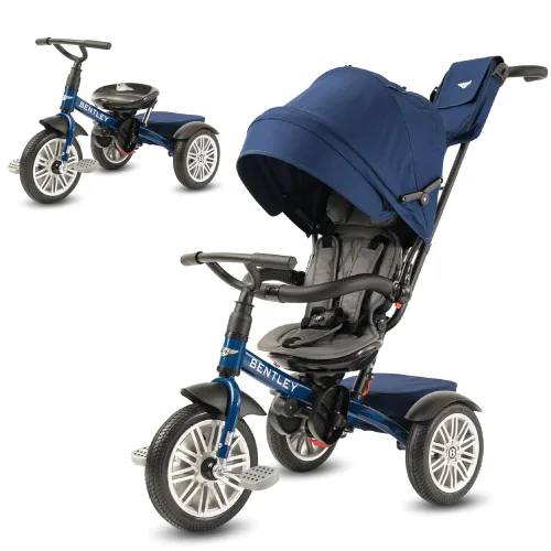 Miniatura 11 de Bentley Trike, bicicleta todo terreno para niños pequeños 6 en 1, con licencia oficial y diseñada por Bentley Motors UK; el triciclo de bebé a niño