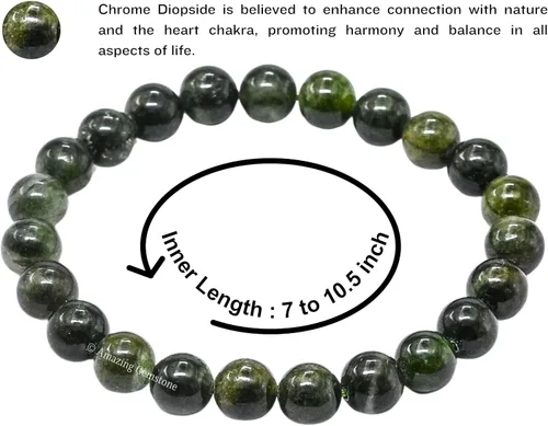 Miniatura 619 de Amazing Gemstone Crystal Bracelet for Women Men's Gifts - Protection Healing Crystal Bracelet - 8mm Gemstone Beaded Stretchable Bracelet Pulseras