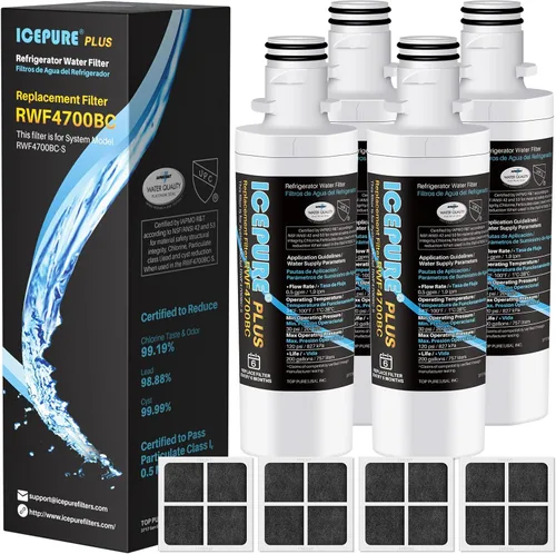 Miniatura 11 de ICEPURE PLUS ADQ747935 Certificado NSF 53&42 Reemplazo para LG LT1000P MDJ64844601, Kenmore Elite 9980, LT1000PC ADQ74793501 LT1000 RWF4700A
