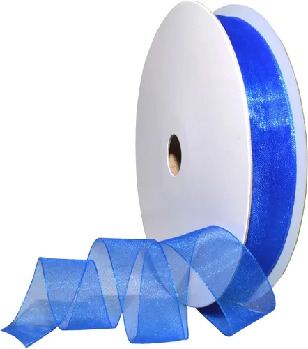 Miniatura 86 de Morex Ribbon 91803/100-609 Cinta de nailon Organdy, 5/8 pulgadas por 100 yardas, color rojo