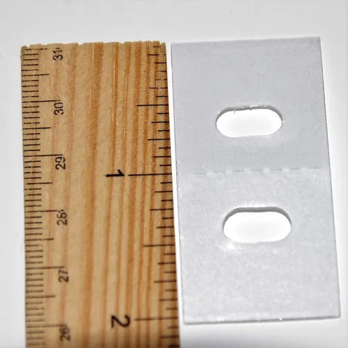 Miniatura 3 de Pestañas de reparación de persianas verticales transparentes de calidad profesional. Protectores de paletas transparentes fuertes para reparar