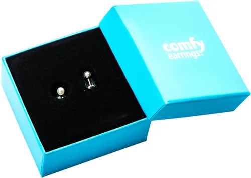 Miniatura 9 de ComfyEarrings - Aretes de perlas sintéticas, Resina, Sintético-perla