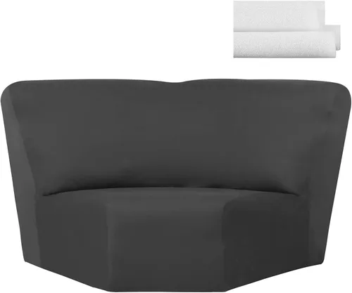 Weysat Funda para Sofá de Esquina Elástica Funda para Sofá de Esquina Protector de Muebles para Sala de Estar Sofá Seccional Reclinable Funda de