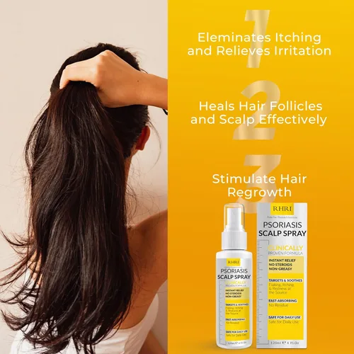 Miniatura 6 de Psoriasis Scalp Spray Tratamiento de psoriasis y caspa para infecciones por levaduras del cuero cabelludo, brotes de psoriasis y foliculitis